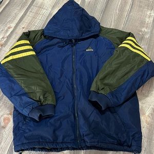 Men’s Adidas Reversible Coat with Fleece Lining XL